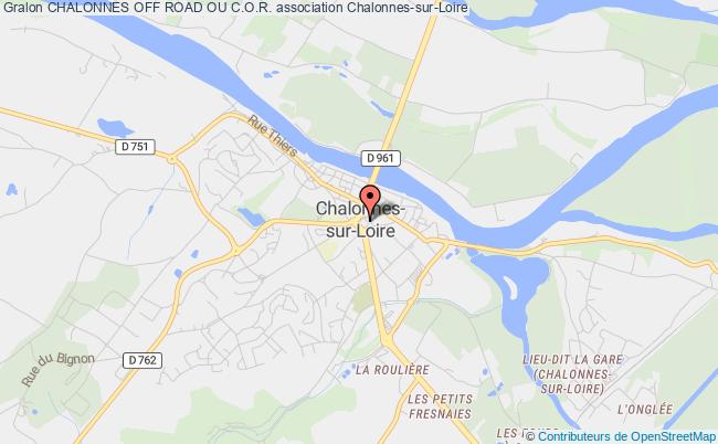 plan association Chalonnes Off Road Ou C.o.r. Chalonnes-sur-Loire