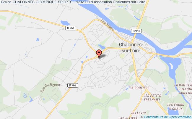 plan association Chalonnes Olympique Sports - Natation Chalonnes-sur-Loire
