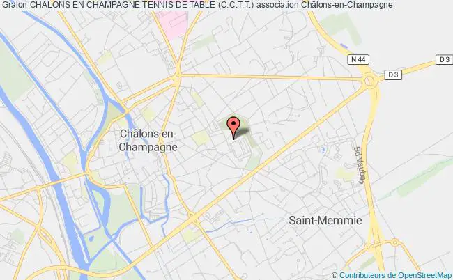 plan association Chalons En Champagne Tennis De Table (c.c.t.t.) Châlons-en-Champagne