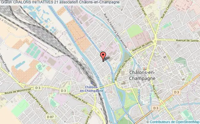 plan association Chalons Initiatives 21 Châlons-en-Champagne