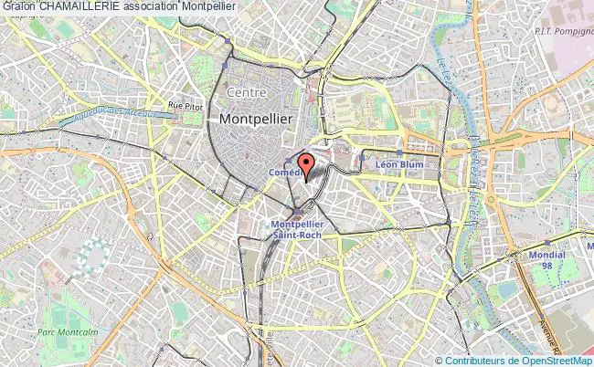 plan association Chamaillerie Montpellier