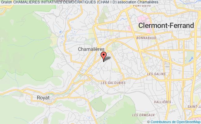 plan association Chamalieres Initiatives Democratiques (cham I D) Chamalières