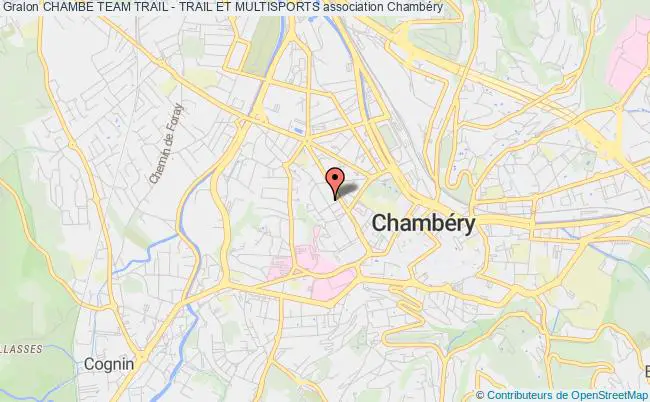 plan association Chambe Team Trail - Trail Et Multisports Chambéry