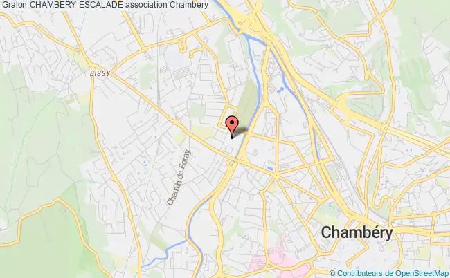 plan association Chambery Escalade Chambéry