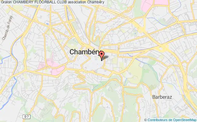 plan association Chambery Floorball Club Chambéry