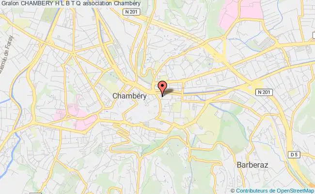 plan association Chambery H L B T Q Chambéry