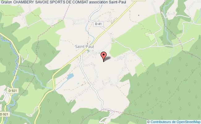 plan association Chambery Savoie Sports De Combat Saint-Paul