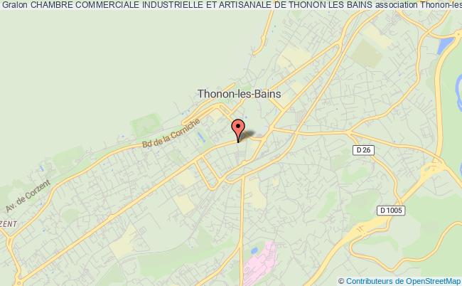 plan association Chambre Commerciale Industrielle Et Artisanale De Thonon Les Bains Thonon-les-Bains