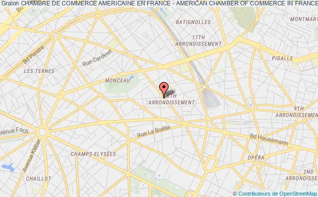 plan association Chambre De Commerce Americaine En France - American Chamber Of Commerce In France Paris