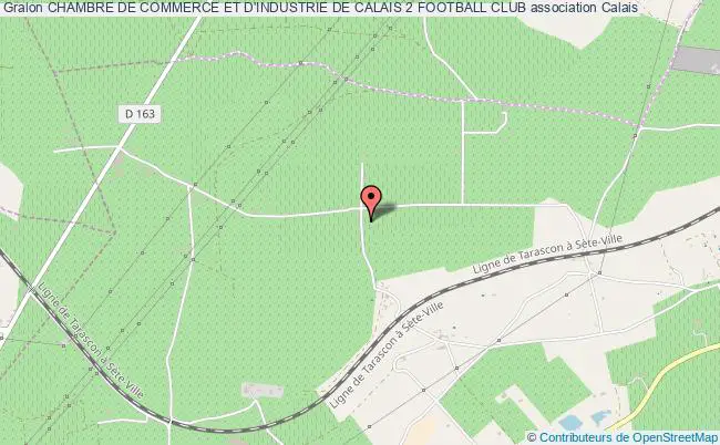 plan association Chambre De Commerce Et D'industrie De Calais 2 Football Club Calais