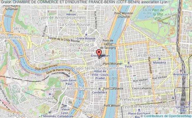 plan association Chambre De Commerce Et D'industrie France-benin (cci F-benin) Lyon cedex 1
