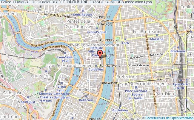 plan association Chambre De Commerce Et D'industrie France Comores Lyon 2