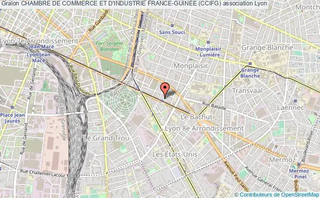 plan association Chambre De Commerce Et D'industrie France-guinÉe (ccifg) Lyon