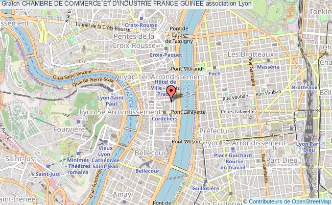 plan association Chambre De Commerce Et D'industrie France Guinee Lyon
