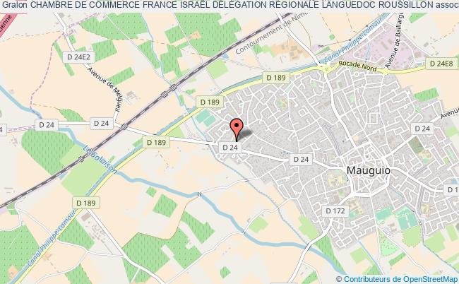 plan association Chambre De Commerce France IsraËl DÉlÉgation RÉgionale Languedoc Roussillon Mauguio