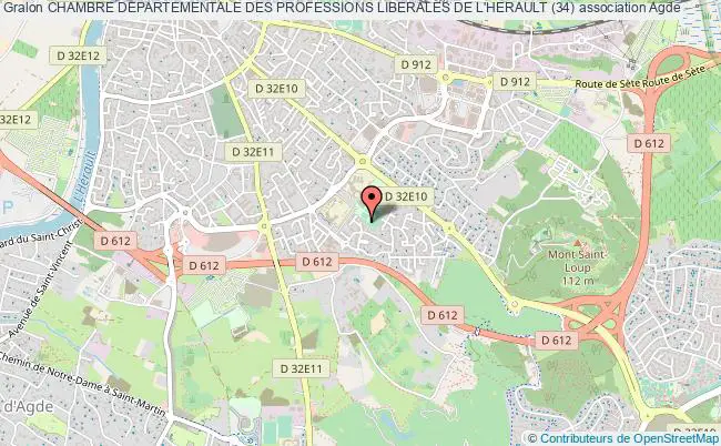 plan association Chambre Departementale Des Professions Liberales De L'herault (34) Agde