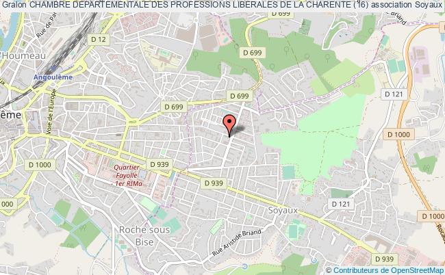 plan association Chambre Departementale Des Professions Liberales De La Charente (16) Soyaux