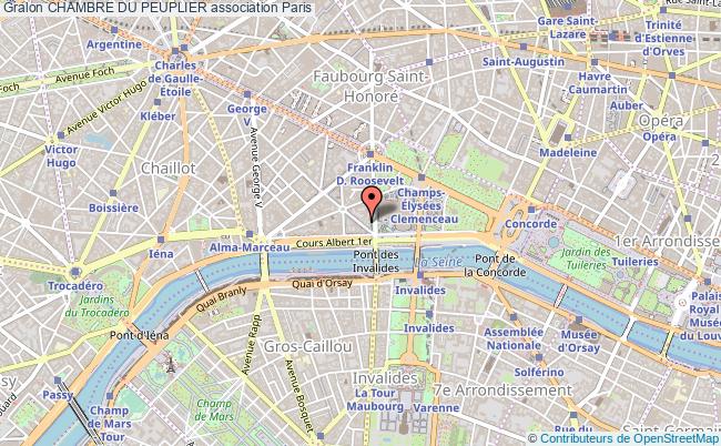 plan association Chambre Du Peuplier Paris