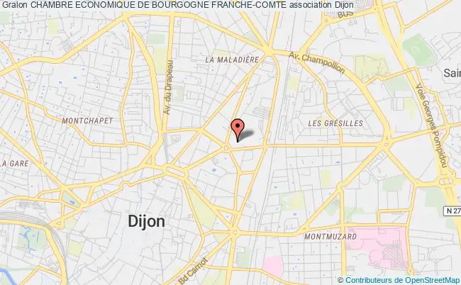 plan association Chambre Economique De Bourgogne Franche-comte Dijon