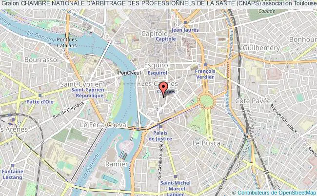 plan association Chambre Nationale D'arbitrage Des Professionnels De La Sante (cnaps) Toulouse
