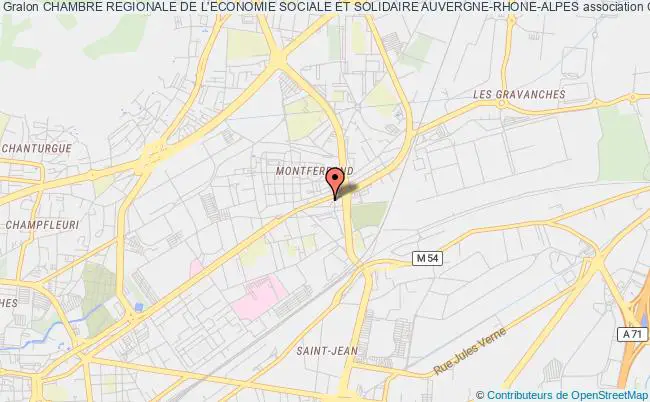 plan association Chambre Regionale De L'economie Sociale Et Solidaire Auvergne-rhone-alpes Clermont-Ferrand