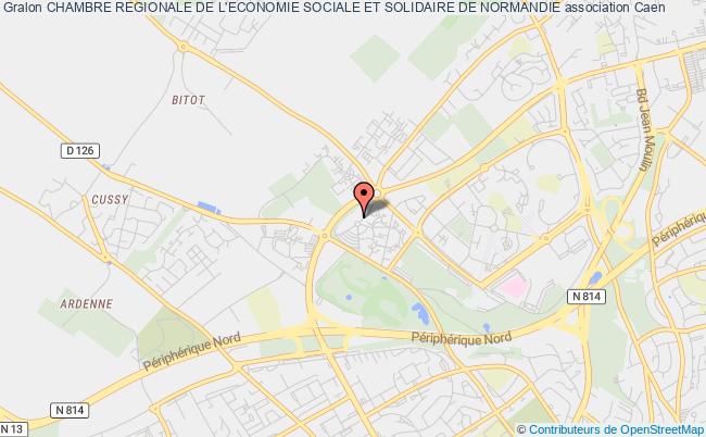 plan association Chambre Regionale De L'economie Sociale Et Solidaire De Normandie Caen