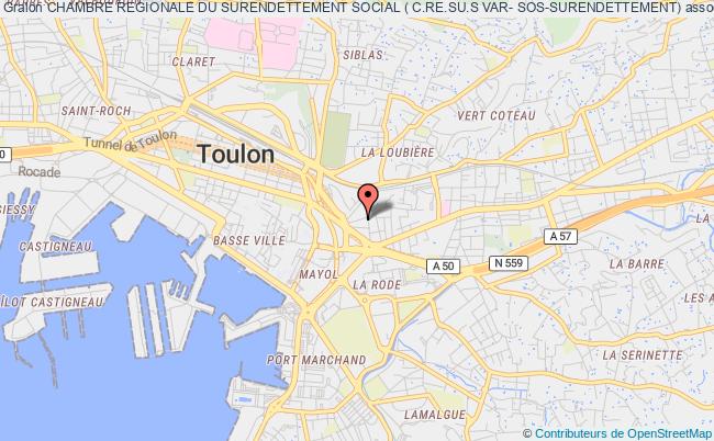 plan association Chambre Regionale Du Surendettement Social ( C.re.su.s Var- Sos-surendettement) Toulon