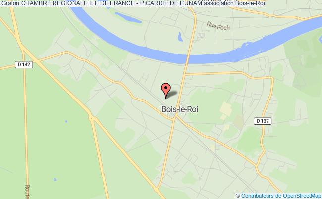 plan association Chambre RÉgionale Ile De France - Picardie De L'unam Bois-le-Roi