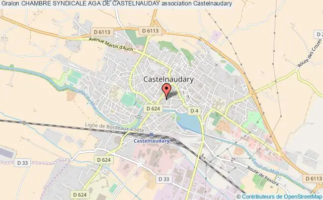 plan association Chambre Syndicale Aga De Castelnauday Castelnaudary