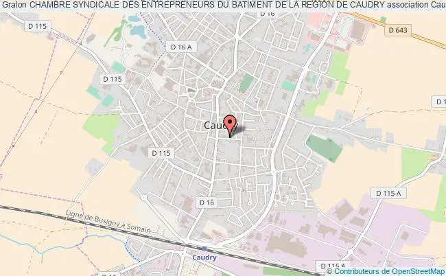 plan association Chambre Syndicale Des Entrepreneurs Du Batiment De La Region De Caudry Caudry