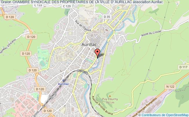 plan association Chambre Syndicale Des Proprietaires De La Ville D' Aurillac Aurillac