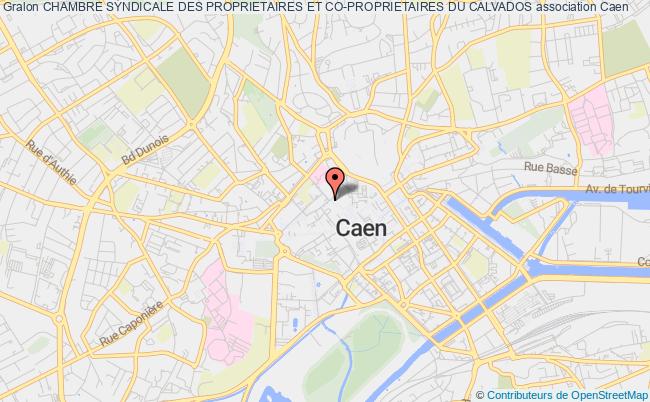 plan association Chambre Syndicale Des Proprietaires Et Co-proprietaires Du Calvados Caen