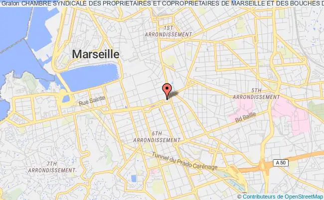 plan association Chambre Syndicale Des Proprietaires Et Coproprietaires De Marseille Et Des Bouches Du Rhone Marseille