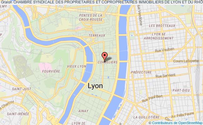 plan association Chambre Syndicale Des Proprietaires Et Coproprietaires Immobiliers De Lyon Et Du RhÔne (unpi 69) Lyon