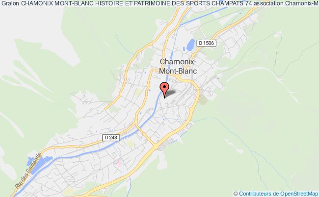 plan association Chamonix Mont-blanc Histoire Et Patrimoine Des Sports Champats 74 Chamonix-Mont-Blanc