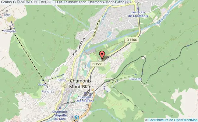 plan association Chamonix Petanque Loisir Chamonix-Mont-Blanc