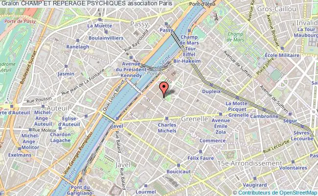 plan association Champ Et Reperage Psychiques Paris
