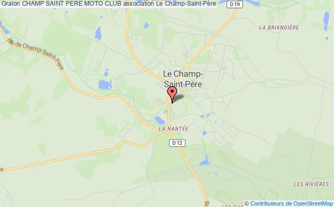 plan association Champ Saint Pere Moto Club Le    Champ-Saint-Père