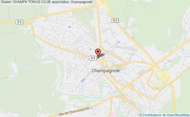 plan association Champa Tonus Club Champagnole