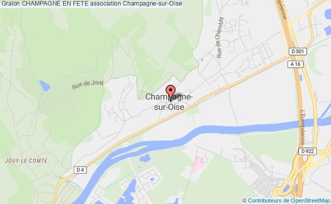 plan association Champagne En Fete Champagne-sur-Oise
