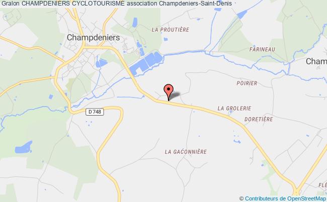 plan association Champdeniers Cyclotourisme Champdeniers-Saint-Denis