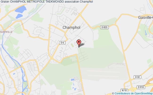 plan association Champhol Metropole Taekwondo Champhol