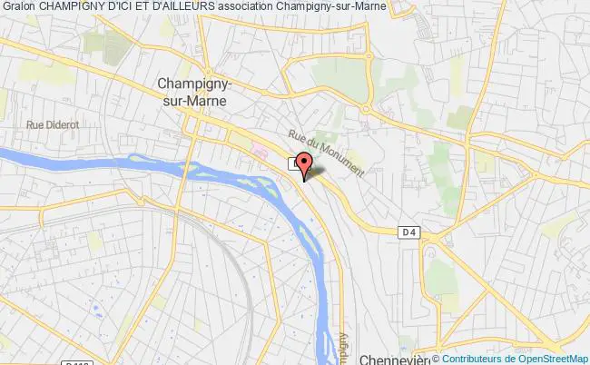 plan association Champigny D'ici Et D'ailleurs Champigny-sur-Marne
