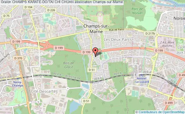 plan association Champs Karate-do/tai Chi Chuan Champs-sur-Marne