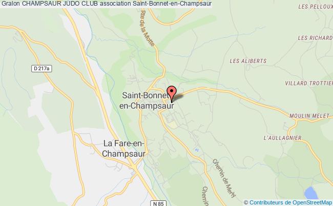 plan association Champsaur Judo Club Saint-Bonnet-en-Champsaur