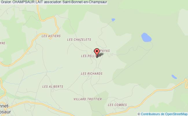 plan association Champsaur Lait Saint-Bonnet-en-Champsaur