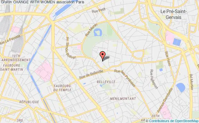plan association Change With Women Paris