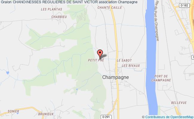 plan association Chanoinesses Regulieres De Saint Victor Champagne