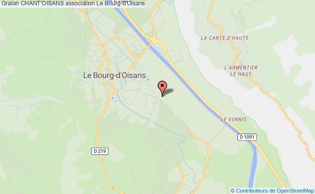 plan association Chant'oisans Le Bourg-d'Oisans
