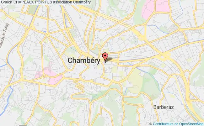 plan association Chapeaux Pointus Chambéry